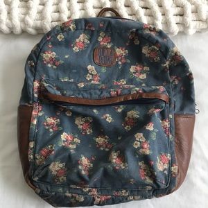 Billabong floral backpack